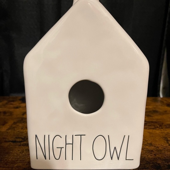Rae Dunn Night Owl Birdhouse - Picture 1 of 3